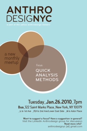 January AnthrodesigNYC meetup